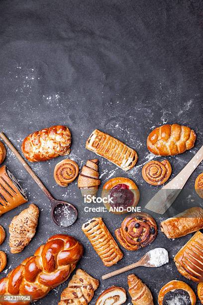 Delicious And Sweet Seasonal Pastry Background Stock Photo - Download Image Now - Baked Pastry Item, Pastry Dough, Backgrounds