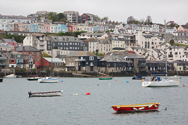 Harbourside housing at Falmouth UK