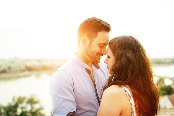 istock Couple in love hugging 582315228