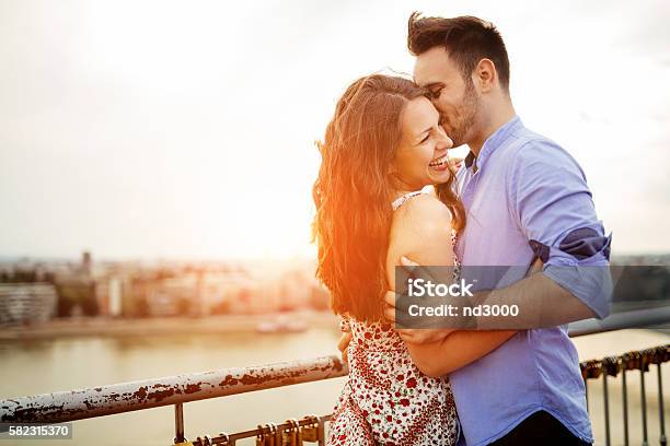 Couple In Love Hugging Stock Photo - Download Image Now - Adult, Affectionate, Beautiful People