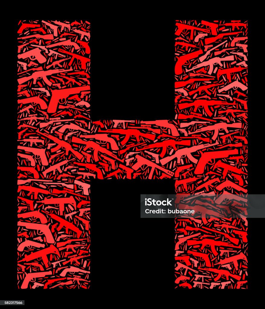 Nền Mẫu Biểu Tượng Súng Chữ H Hình minh họa Sẵn có - Tải xuống ...