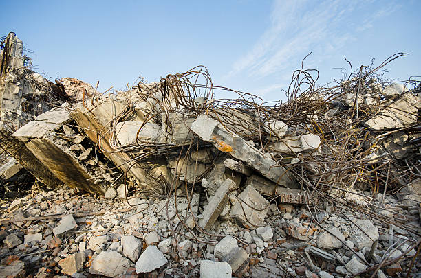 istock Rubble and scrap after demolition 583694526
