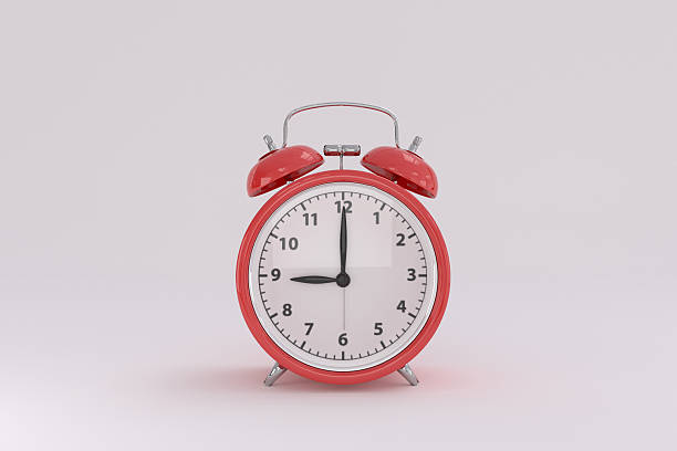 istock 3d rendering of a red alarm clock 583695958