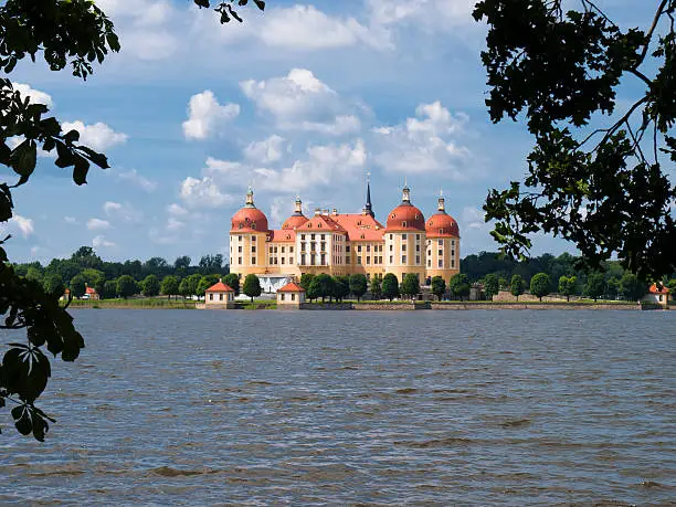 Palace Moritzburg in Saxony, Germany