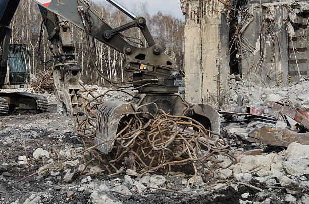 istock Recycling of scrap metal 583696810