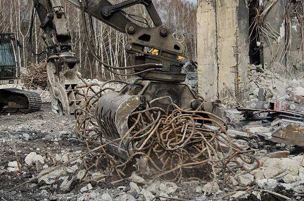 istock Recycling of scrap metal 583696856