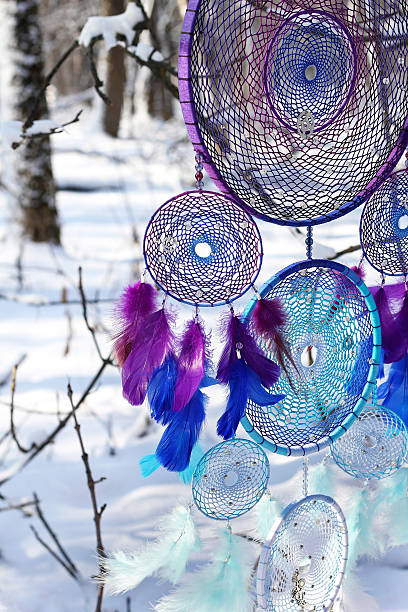 istock photo of a dreamcatcher made by hand 583697666