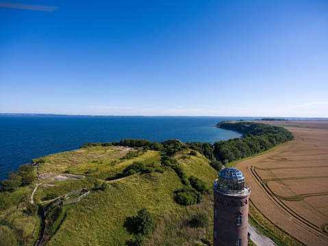Lighthouse at Kap Arkona, Island of Ruegen, Germany Peilturm
