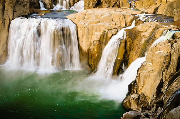 shoshone falls - snake river canyon stock-fotos und bilder