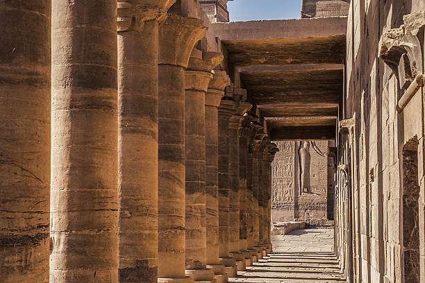 templo isis philae - lake nasser - fotografias e filmes do acervo