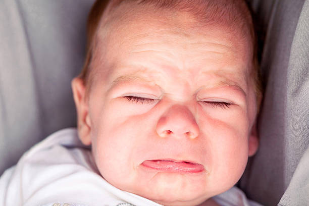 istock Cute 4-Month Baby Boy Crying 583710264