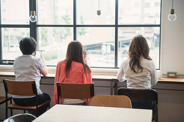 istock Visitor of cafe counter relaxing 583712146