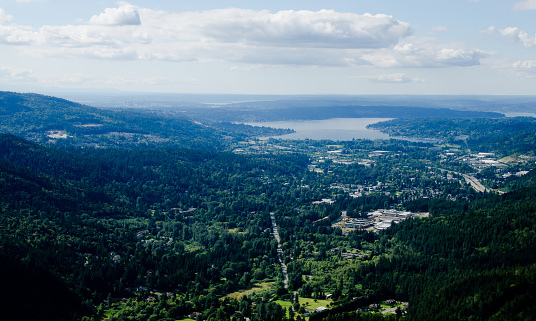 View of lake Sammamish and Issaquah from Poo Poo Point, Eastside, Washington
