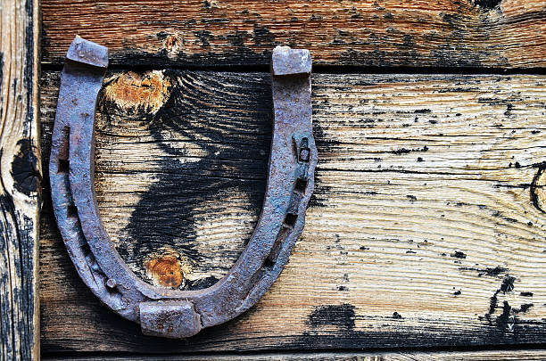 istock Antique Horse Shoe 583714946
