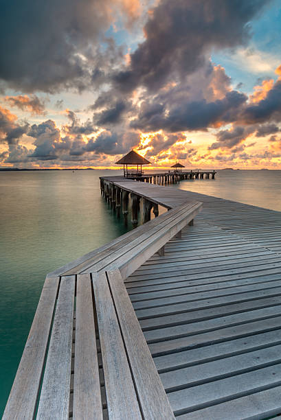 istock Bridge over troubled water the twilight 583715050