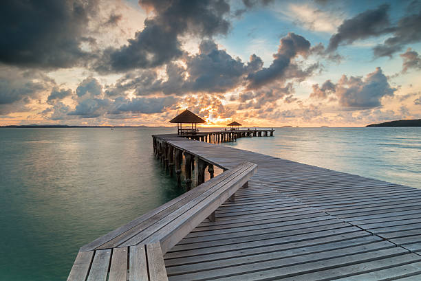 istock Bridge over troubled water the twilight 583715054