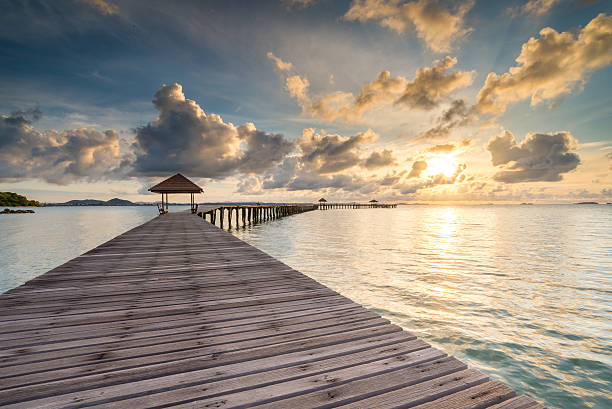 istock Bridge over troubled water the twilight 583715074