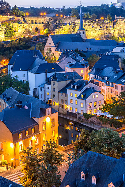 istock Luxembourg City night 583715082