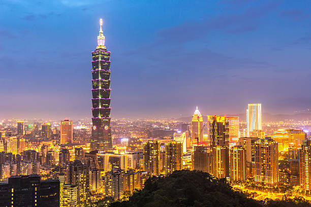 istock Taipei, Taiwan skylines 583715240