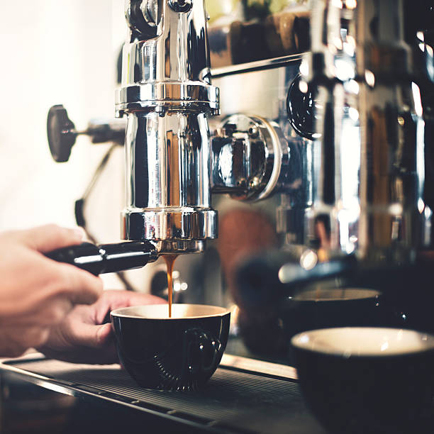 istock Barista Cafe Making Coffee Preparation Service Concept 583716318