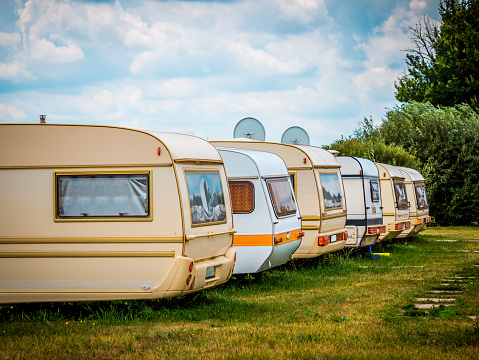 Parking RVS. Transportation for the whole family