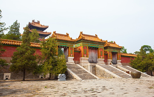 Eastern Qing Mausoleums- Cixi Mausoleum scenery. Eastern Qing Mausoleums is one of the last dynasty Mausoleum area in China.