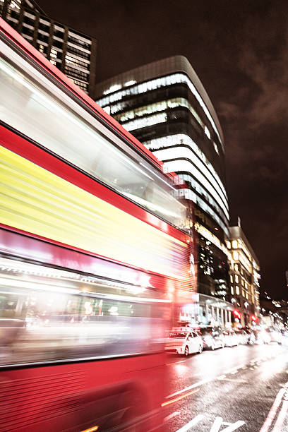 istock panning of a  double decker bus in london 583728184