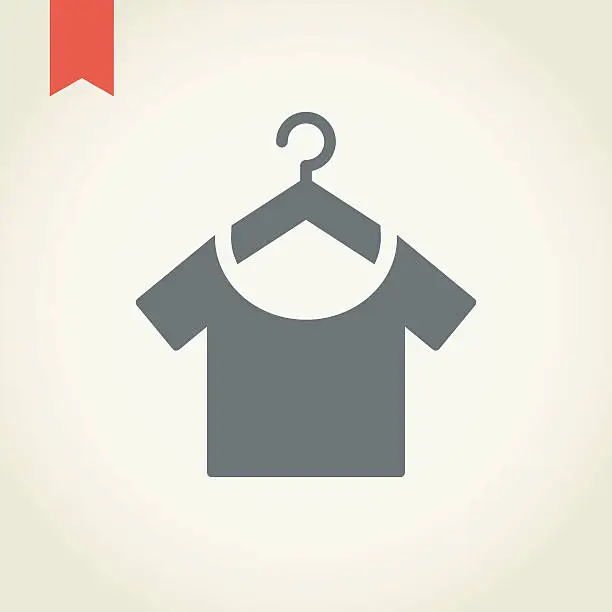 Vector illustration of Shirt icon