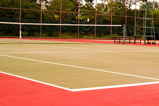 istock Tennis court. 583729876