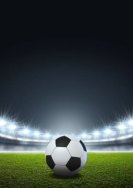 istock Generic Floodlit Stadium Soccer Ball 583734200