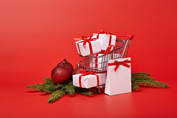 istock Christmas and New Year shopping. 583734232