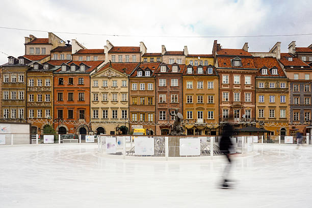 istock Ice Skating in Warsaw's Old Town 583735094