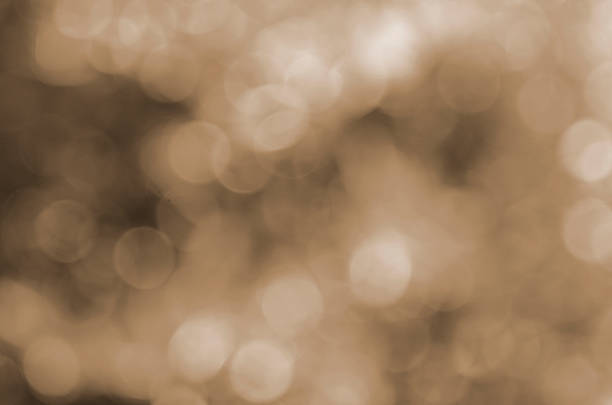 istock Sepia color Bokeh lights with forest backgrounds 583735766