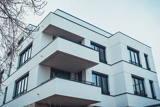 istock Urban housing built in modern architectural style 583801160