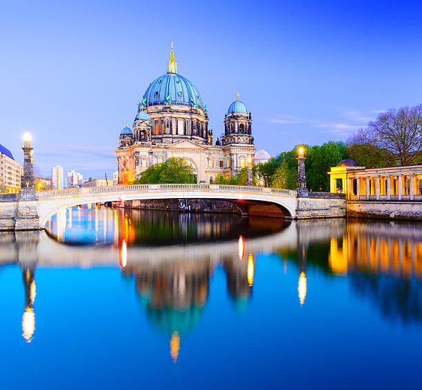 istock Berlin Cathedral, the Berliner Dom at twilight, Germany 583804462