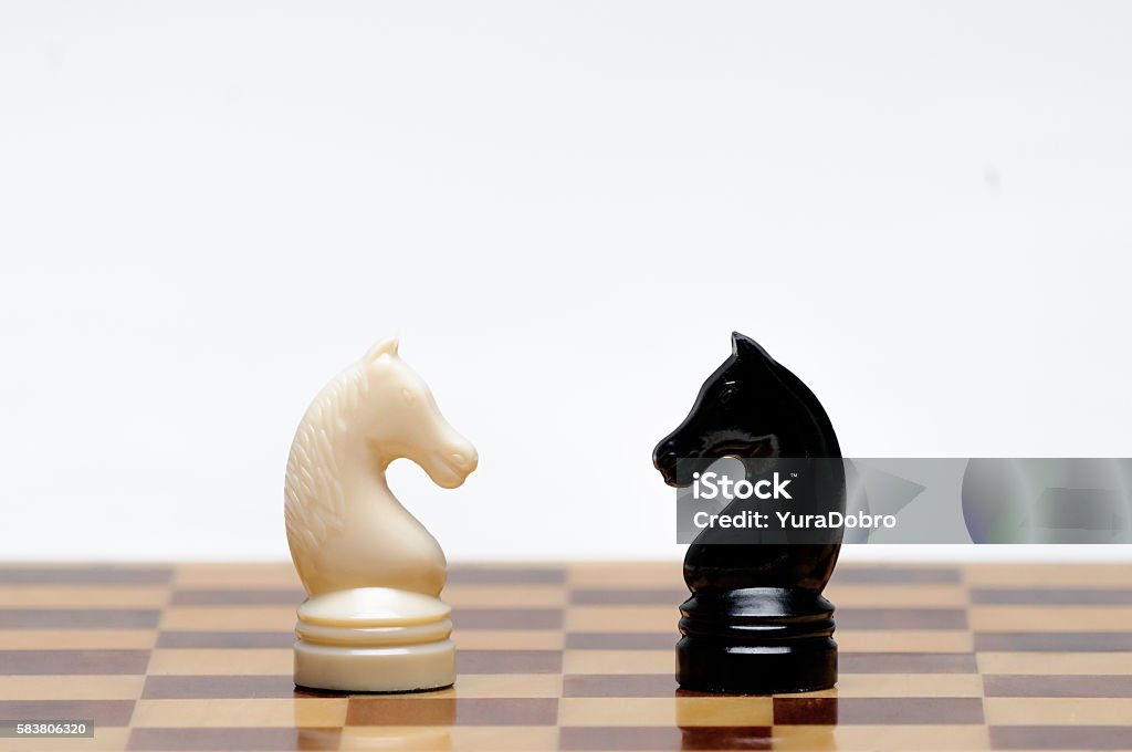 Chess game Conflict Stock Photo
