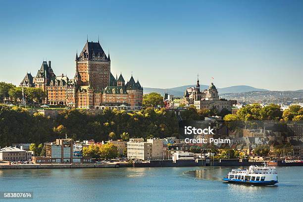 Quebec City Skyline Stock Photo - Download Image Now - Quebec City, Quebec, Canada