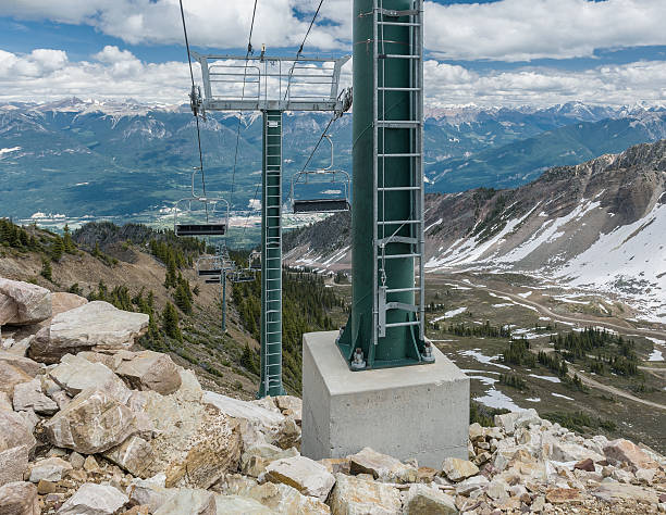 istock Ski Lift in Summer 583808712