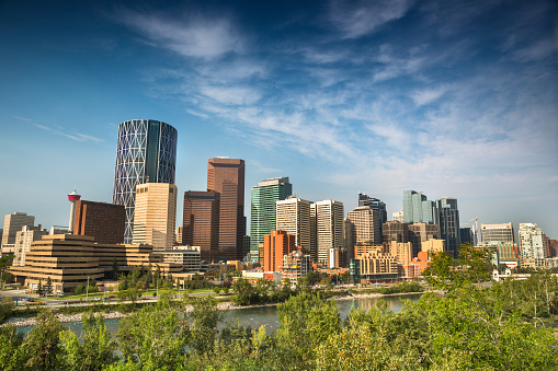 Horizonte del centro de Calgary Alberta photo