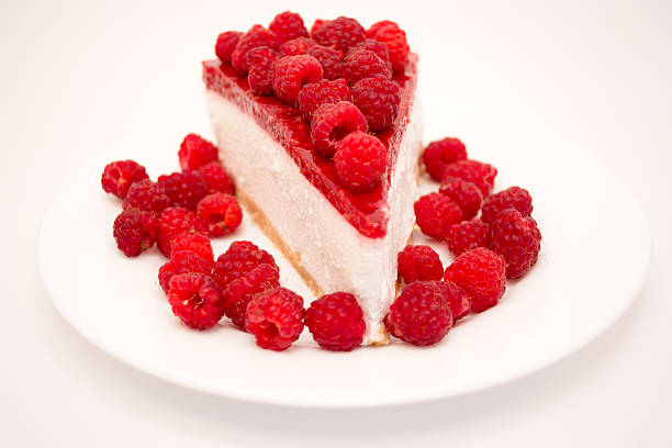 Sweet raspberry cheesecake