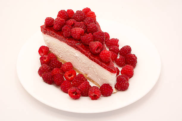 Sweet raspberry cheesecake