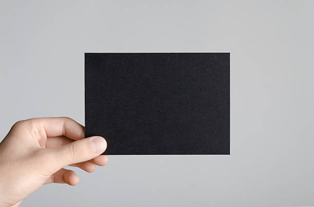 istock Black A6 Flyer / Postcard / Invitation Mock-Up 583811278