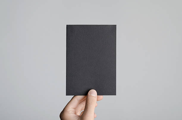 istock Black A6 Flyer / Postcard / Invitation Mock-Up 583811400