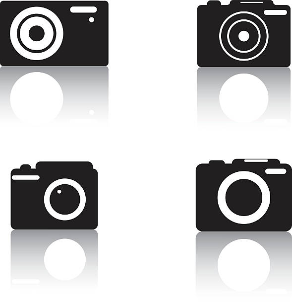 카메라 아이콘 - video still video computer icon expertise stock illustrations