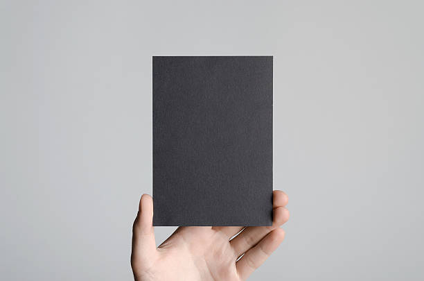 istock Black A6 Flyer / Postcard / Invitation Mock-Up 583811768