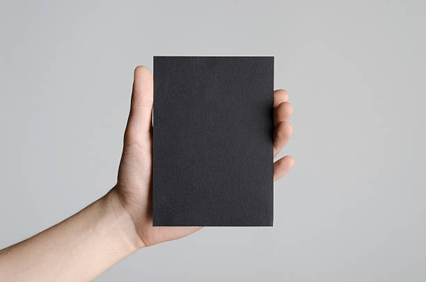 istock Black A6 Flyer / Postcard / Invitation Mock-Up 583811960