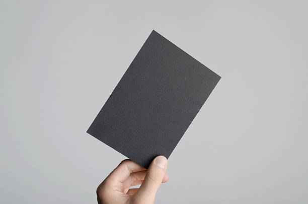 istock Black A6 Flyer / Postcard / Invitation Mock-Up 583812484