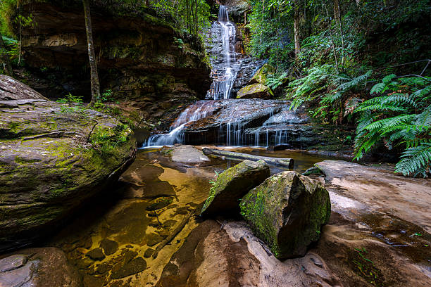 istock Waterfalls in Blue Mountains national park 583812660
