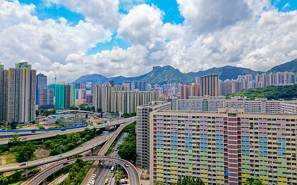 istock Hong Kong public housing apartment block 583816650