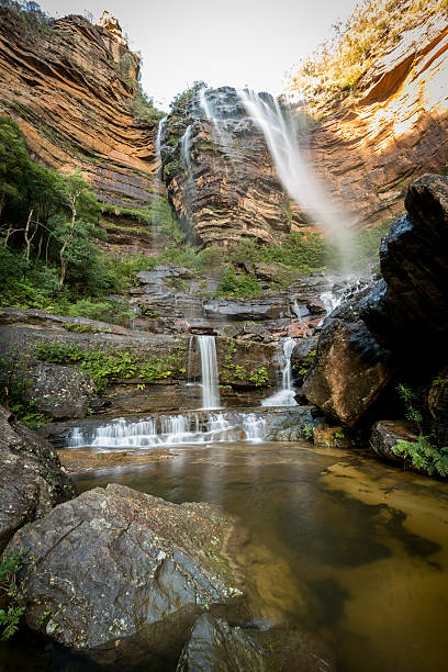 istock Waterfalls in Blue Mountains national park 583818306
